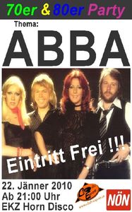 70er & 80er Party Thema: Abba@Club Espoir