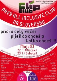 All Inclusive Party + MajoDJ@Clip Club