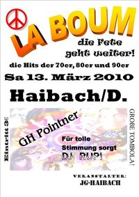 La Boum die Fete@Gasthaus Pointner