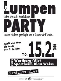 Lumpenparty@Gh. Blau Weiß