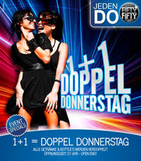1 + 1= Doppel Donnerstag