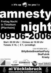 Amnesty night@Pfarrsaal