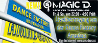 DJ Magic D. live on turntables@Amadeus Dancefactory