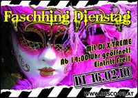 Fasching Dienstag mit DJ X-TREME