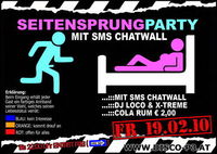 Seitensprung Party mit SMS Chatwall - DJ Loco & X-TREME@Disco P3