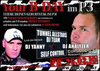 Your B-Day im P3 mit den Tunnel Allstars DJ Team@Disco P3