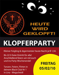 Klopfer Party@Lava Lounge Linz