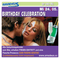 Birthday Celebration@Amadeus Dancefactory