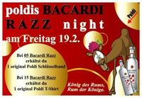 Poldis Bacardi Razz Night