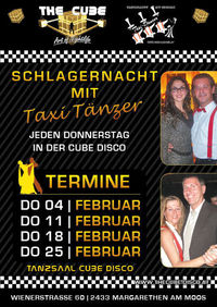 Schlager Nacht mit Taxi Tänzer@The Cube Disco