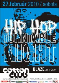 Hip - Hop Turntable Night@Cotton Club