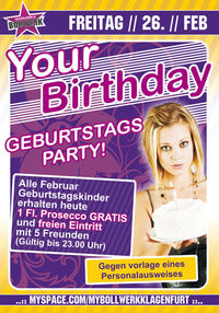 Your Birthday@Bollwerk Klagenfurt