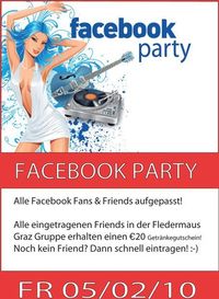 Facebook Party@Fledermaus Graz