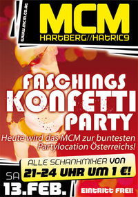 Faschings-Konfetti-Party!!