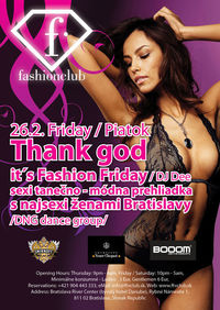 Fashion friday@The Club Bratislava