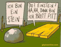 Gruppenavatar von eIn StEiN uNd EiN bReTt SaGt DeR sTeIn:HaLlO iCh bIn EiN sTeIn SaGt DaS bReTt Du EiNsTeIn dAnN bIn iCh AbEr BrEtT pItT