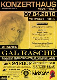 Dirigentin Gal Rasché & Metropolitan Kammerorchester Wien@Wiener Konzerthaus