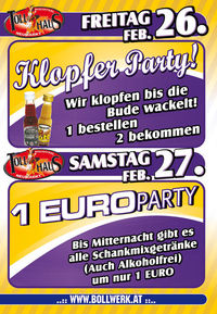 Klopfer-Party!@Tollhaus Neumarkt