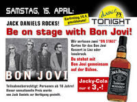 Be on stage with Bon Jovi!