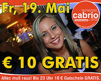 10 Euro gratis - Saisonschluss@Cabrio