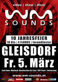 WM-Sounds 10 Jahresfeier@forumKloster Gleisdorf