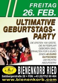 Ultimative Geburtstagsparty