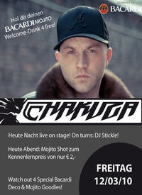 Chakuza & Dj Stickle@Lava Lounge Linz