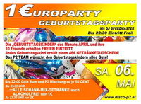 1€ Geburtstagsparty