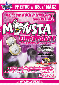 Monsta Euro Party@Bollwerk