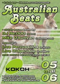 Australian Beats@Kokoh Bar - Lifestyle