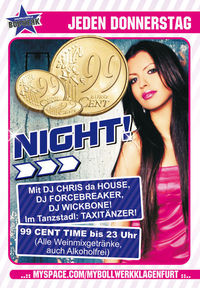 99 Cent Night!@Bollwerk Klagenfurt