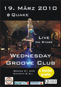 Wednesday Groove Club@Quake Bar