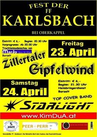 Fest der FF Karlsbach@Karlsbach