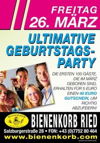 Ultimative Geburtstagsparty