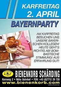 Bayernparty@Bienenkorb Schärding