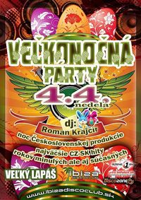 Veľkonočná Party@Ibiza Disco Club