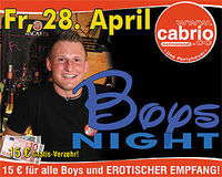 Boys Night mit erotischem Empfang@Cabrio