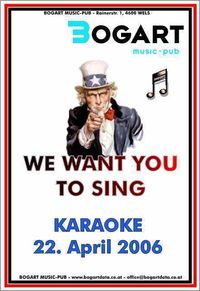 Karaoke@Bogart Music-Pub