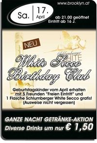 White Secco Birthday Club