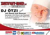 DJ Ötzi live am Zelftest Ried@Ried in der Riedmark