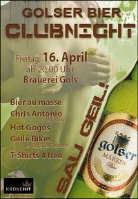 Golser Bier Clubnight@Brauerei Gols