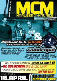 Raindropz! + Basslovers United!@MCM Hartberg