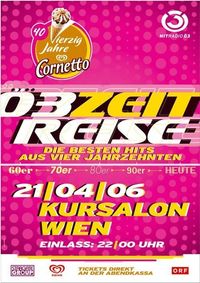 Ö3 Zeitreise und 40 Jahre Cornetto@Kursalon Hübner