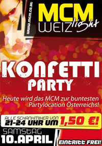 Konfetti Party@MCM Weiz light