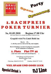 1. Sachpreis Poker Tunier@Brauhaus Museum