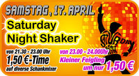 Saturday Night Shaker@Die Oase