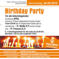 Kult B-Day@Vulcano