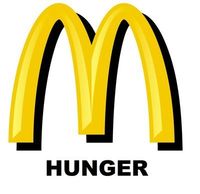 Ich stehe vorm Mc Donald und schrei HUNGER