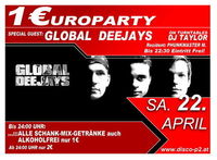 1 €uroParty mit Global DeeJays