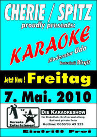 Karaoke@Tanzcafe Cherie Spitz